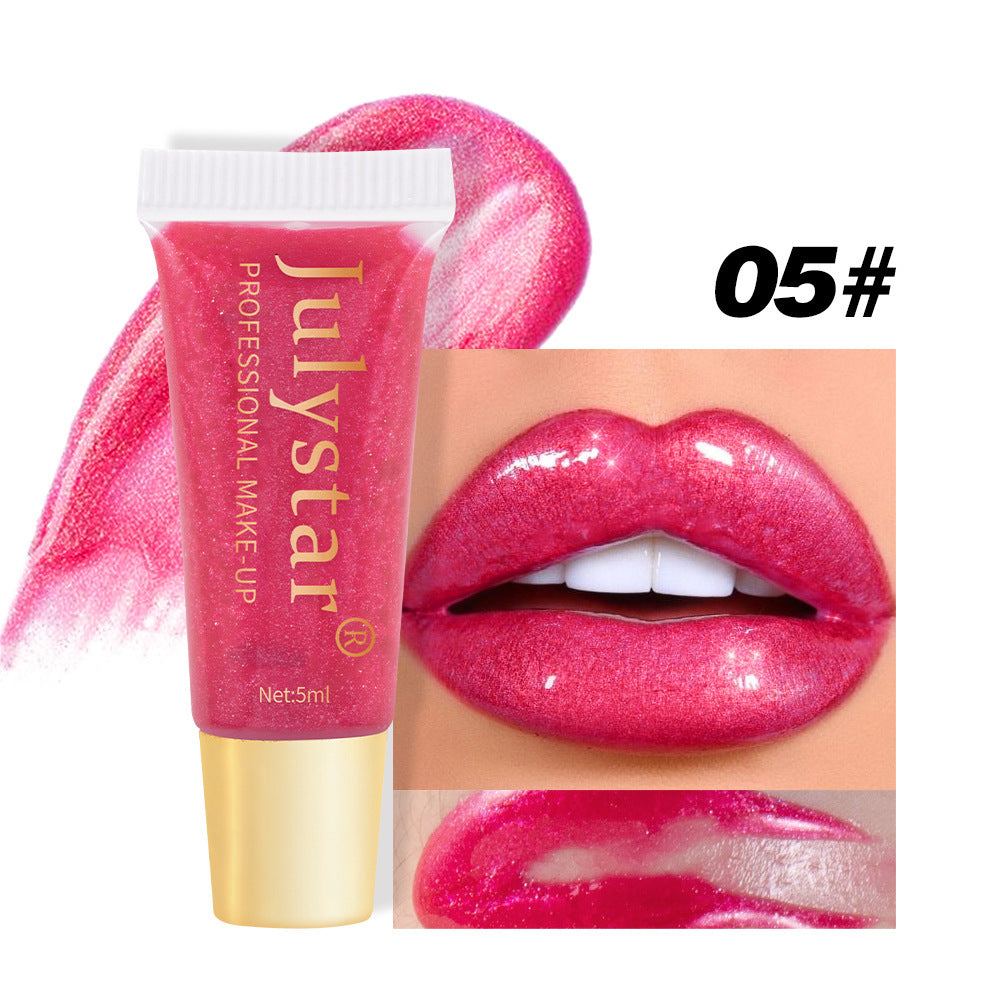 Nourishing Moisturizing Pearlescent Lip Gloss Long Lasting Waterproof