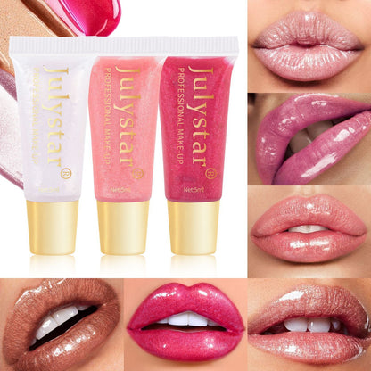 Nourishing Moisturizing Pearlescent Lip Gloss Long Lasting Waterproof